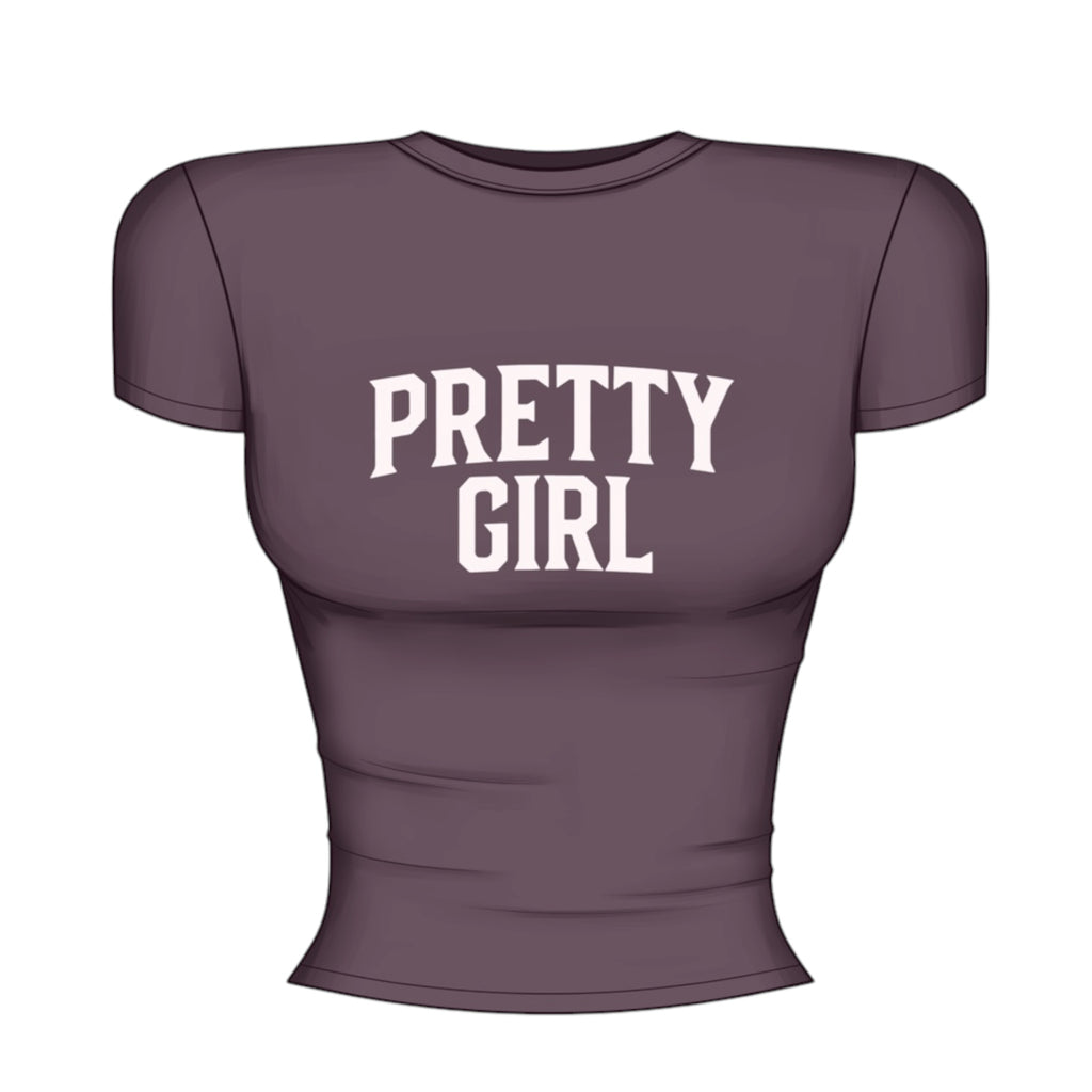 Pretty girl fitted tee