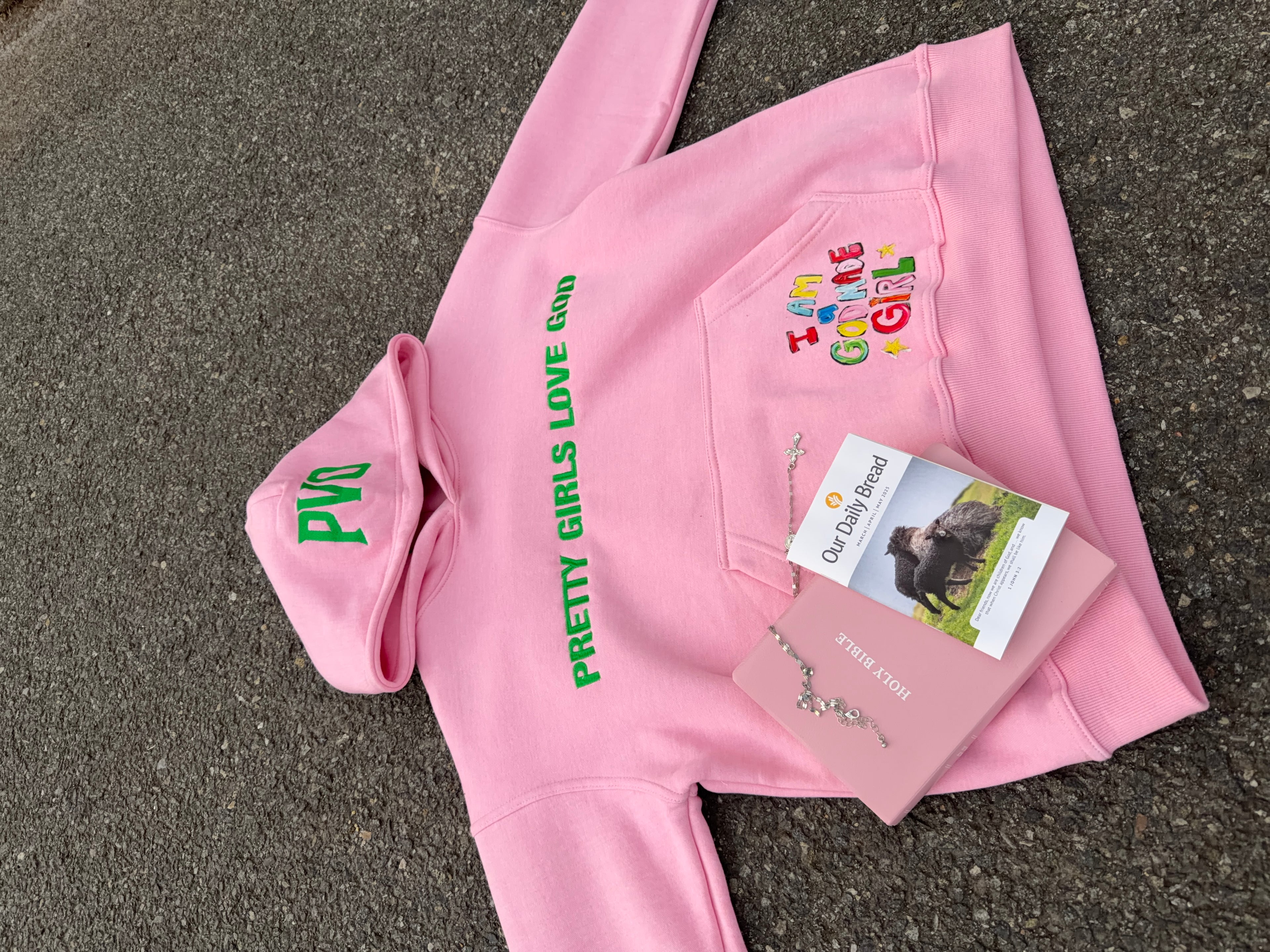 “God made girl” hoodie