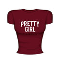 Pretty girl fitted tee