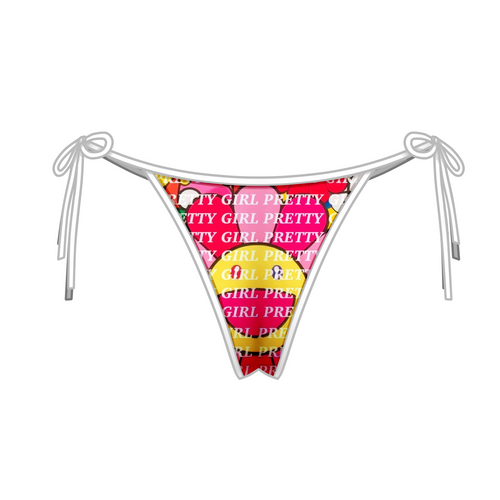 Pretty girl bikini bottom