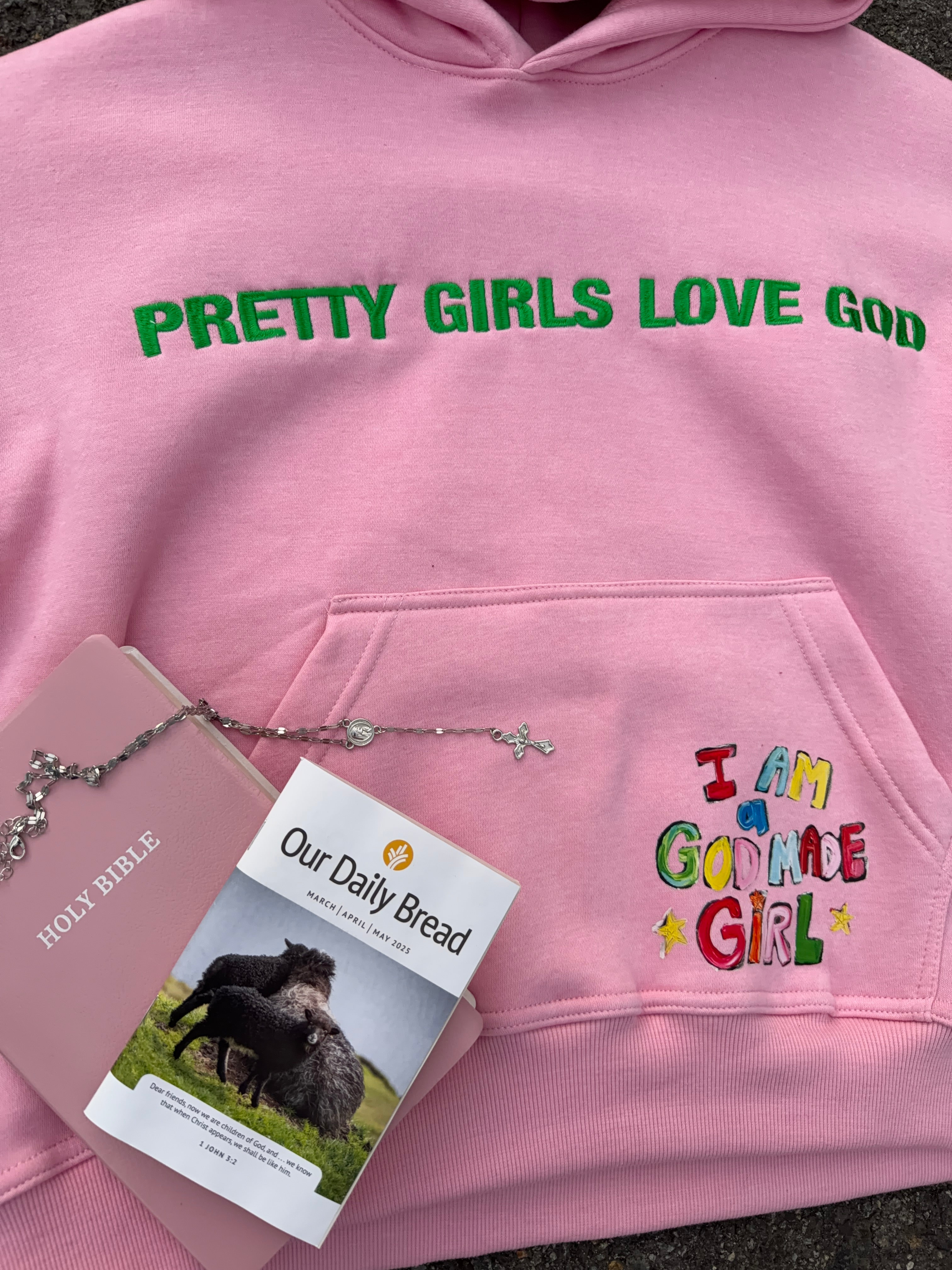“God made girl” hoodie