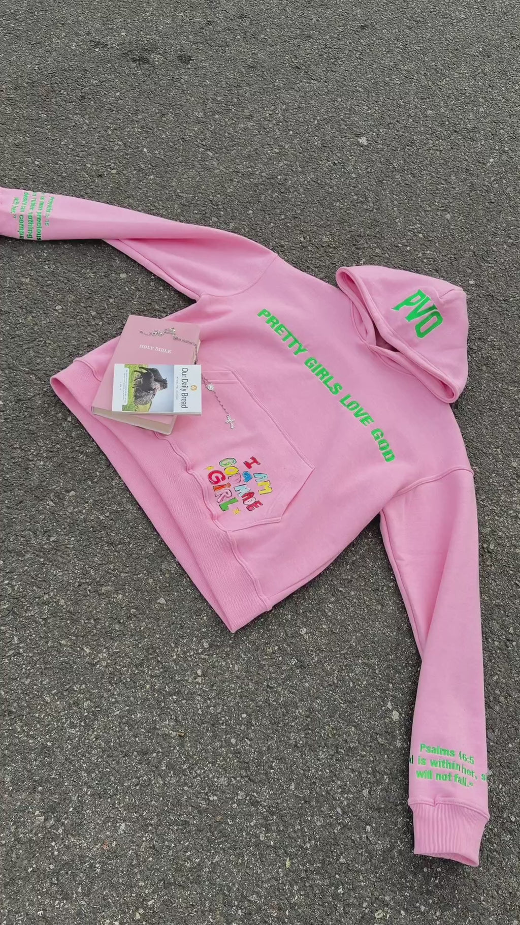“God made girl” hoodie